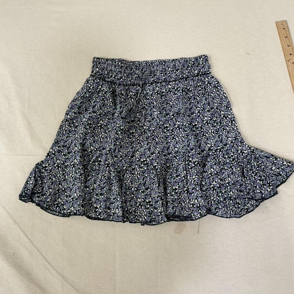 Europa floral mini skirt